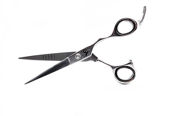 JesseElite professional styling shears on a white background
